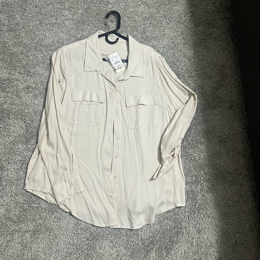 No Comment button down shirt